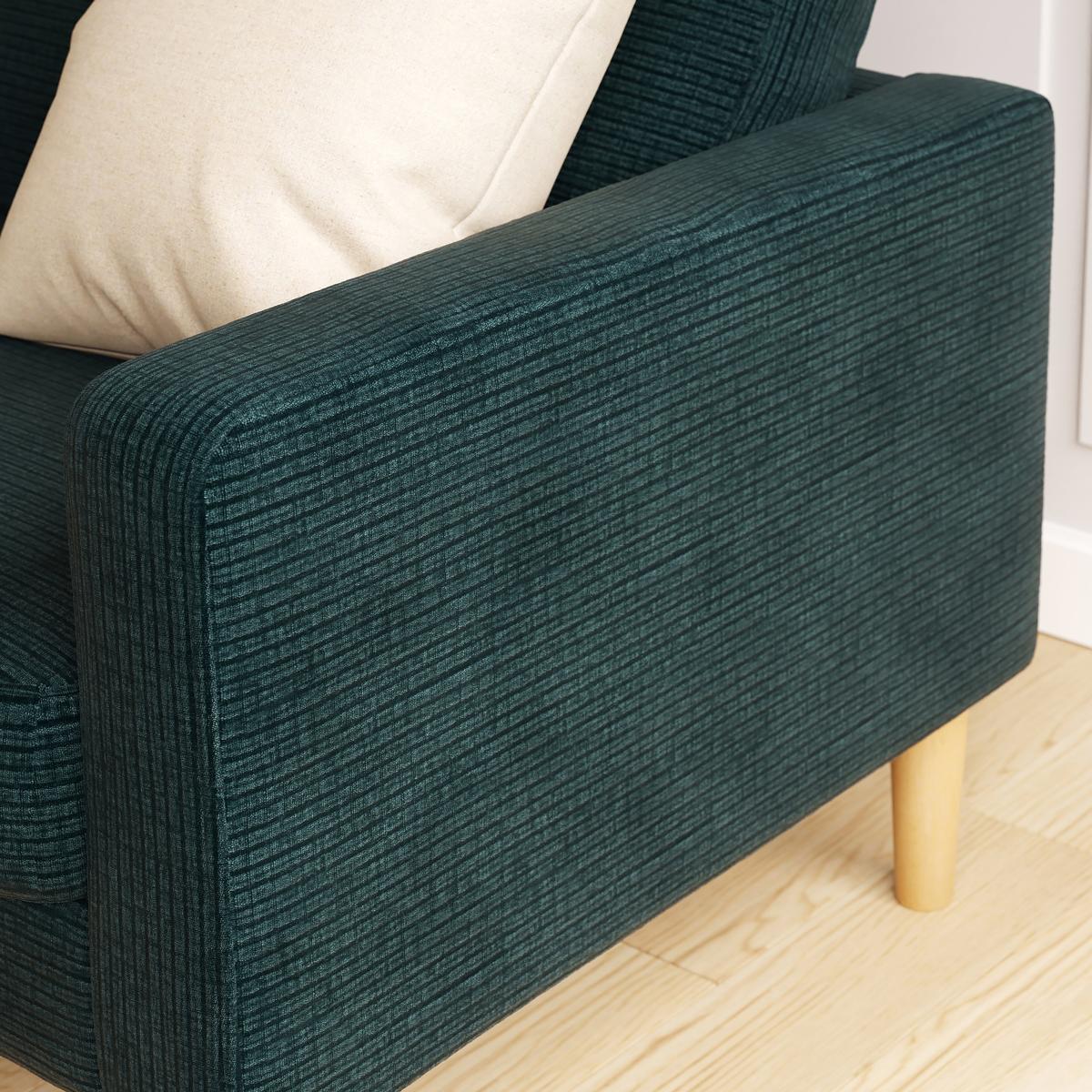 Jacob Cord Small Corner Chaise Sofa Jacob Cord Pacific – image 4