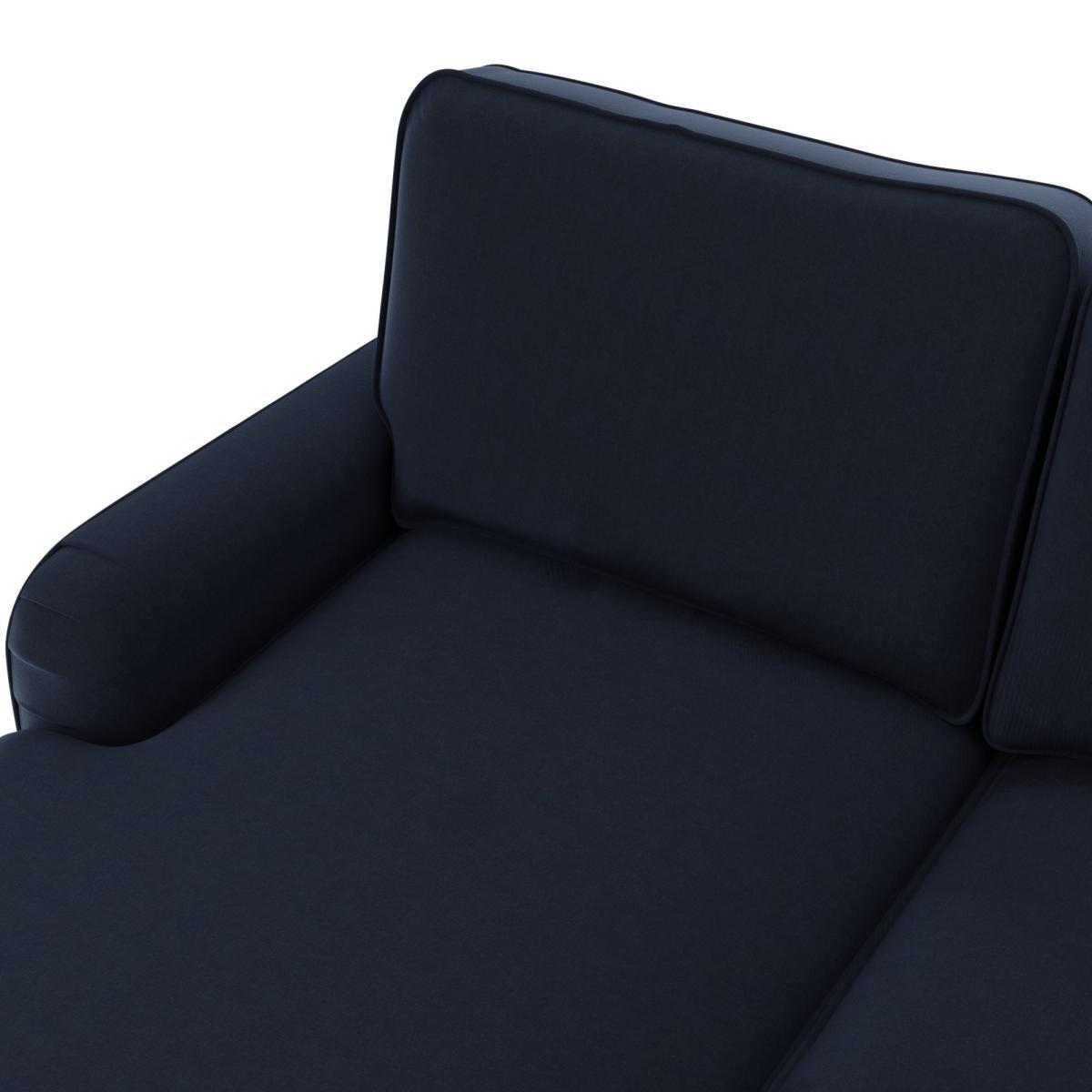 Beatrice Velvet Left Hand Corner Sofa Luxe Navy – image 5