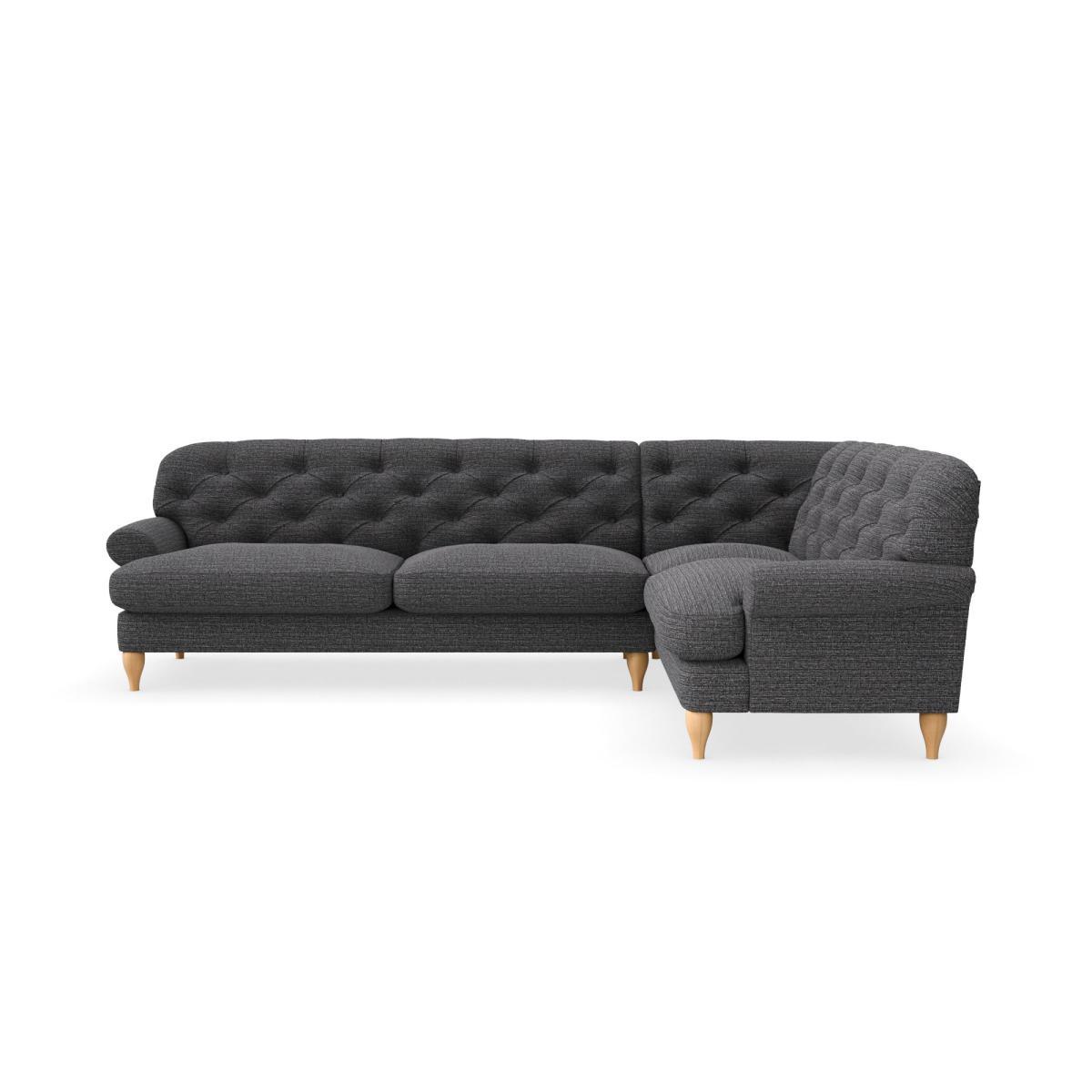 Canterbury Textured Weave Right Hand Corner Sofa Textured Weave Graphite – image 3