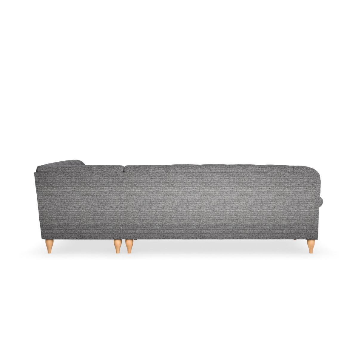 Canterbury Textured Weave Right Hand Corner Sofa Textured Weave Graphite – image 4