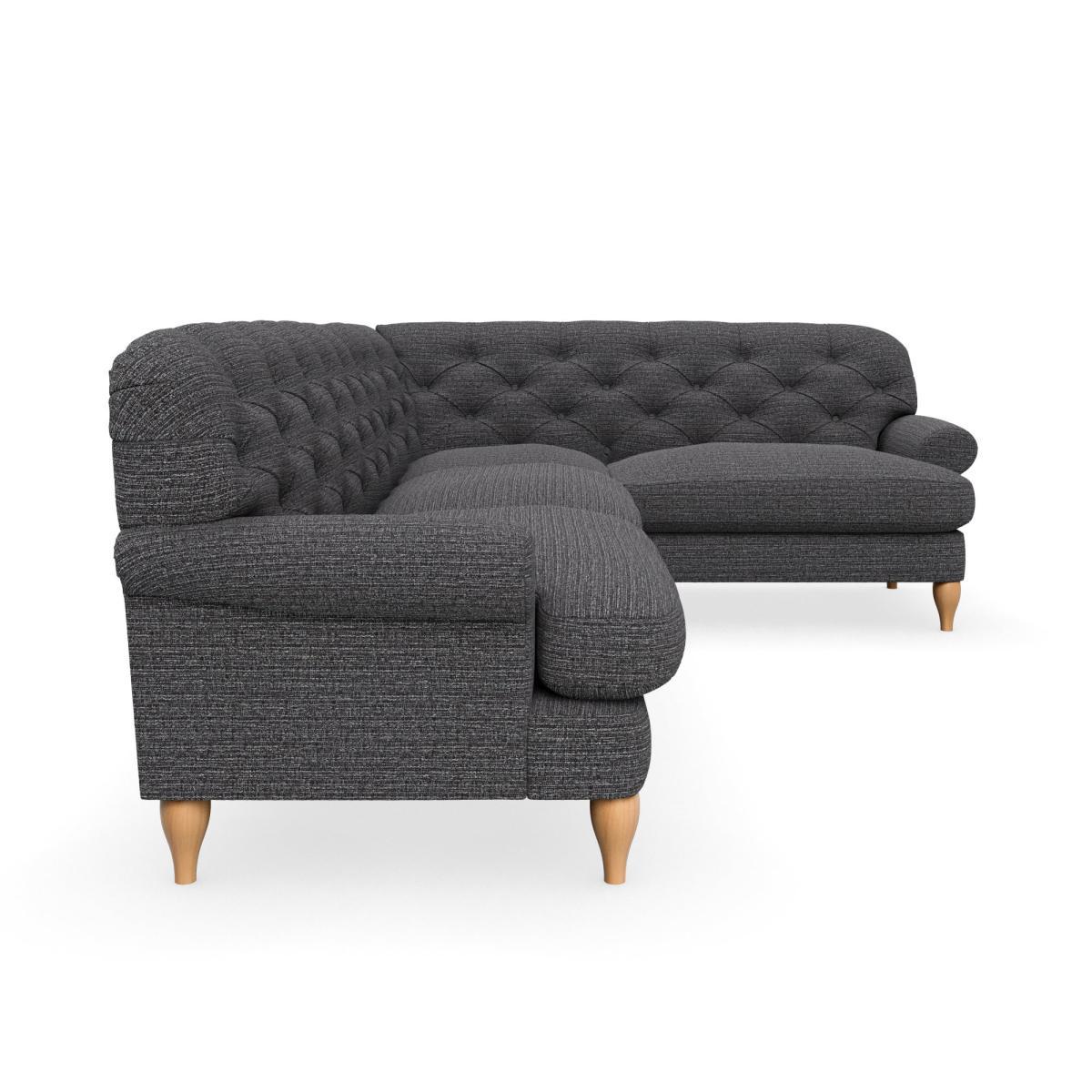 Canterbury Textured Weave Right Hand Corner Sofa Textured Weave Graphite – image 5
