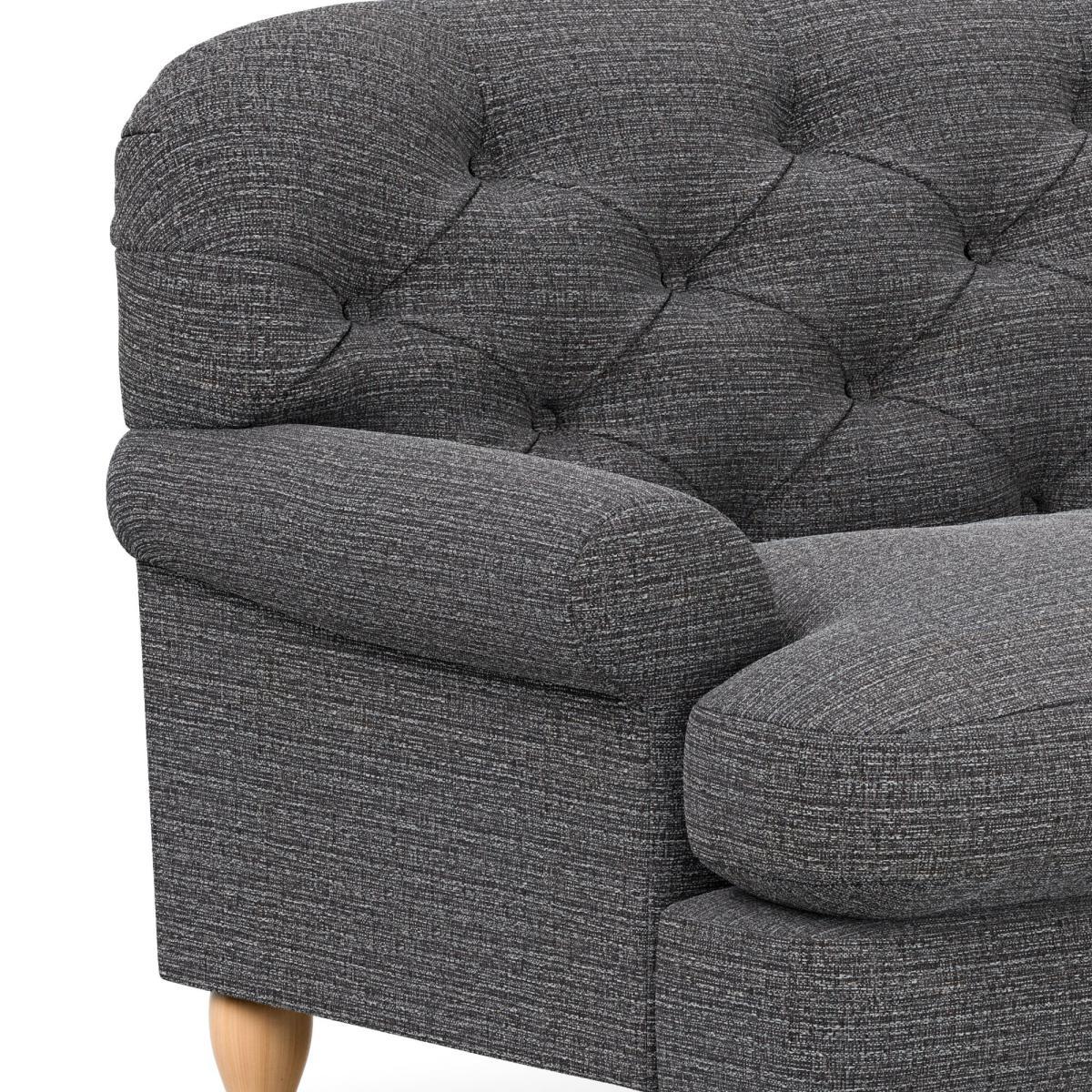 Canterbury Textured Weave Right Hand Corner Sofa Textured Weave Graphite – image 6