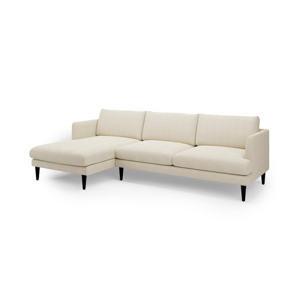 Reuben Tonal Boucle Left Hand Corner Sofa Tonal Boucle Natural – image 2