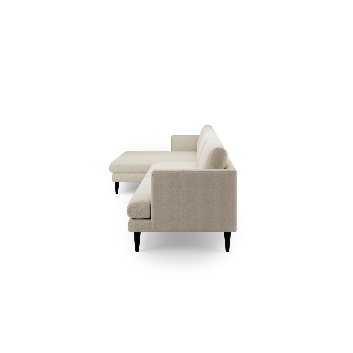 Reuben Tonal Boucle Left Hand Corner Sofa Tonal Boucle Natural – image 4