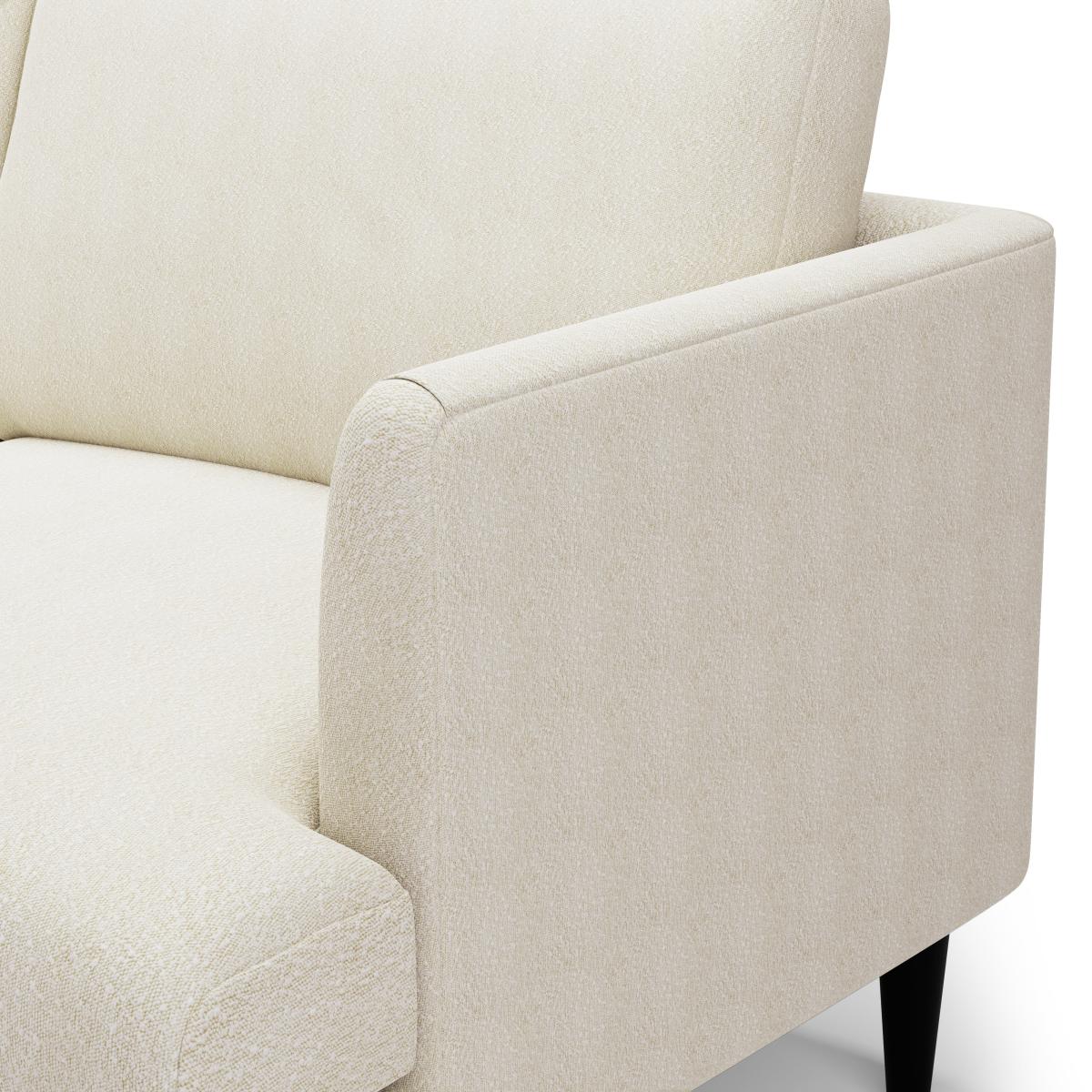 Reuben Tonal Boucle Left Hand Corner Sofa Tonal Boucle Natural – image 7