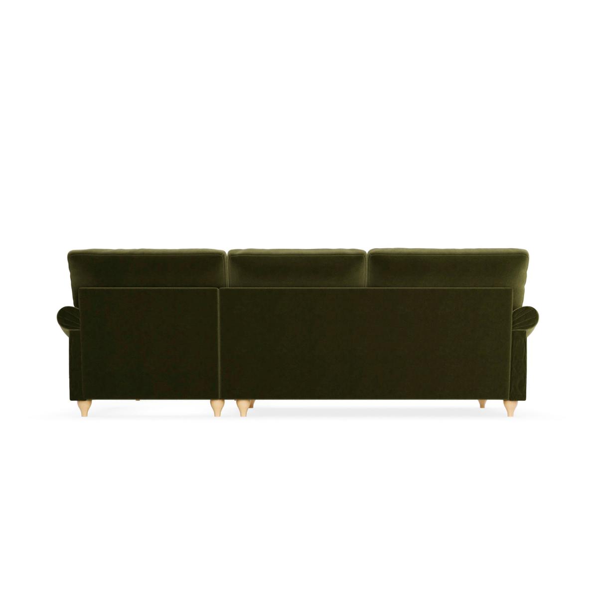 Salisbury Luxury Velvet Right Hand Corner Sofa Luxury Velvet Olive – image 4