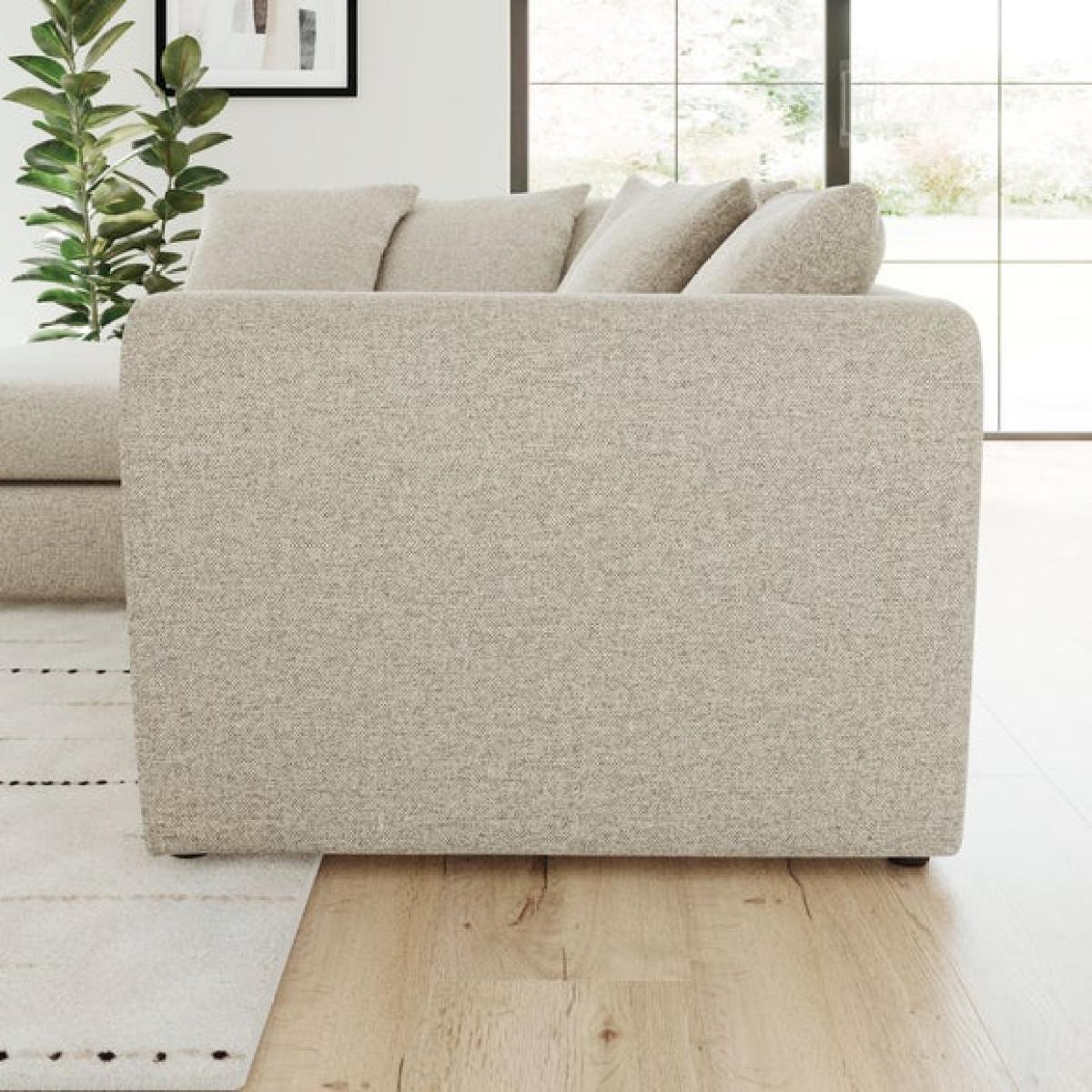 Blake Basket Weave Texture Corner Chaise Sofa – image 2
