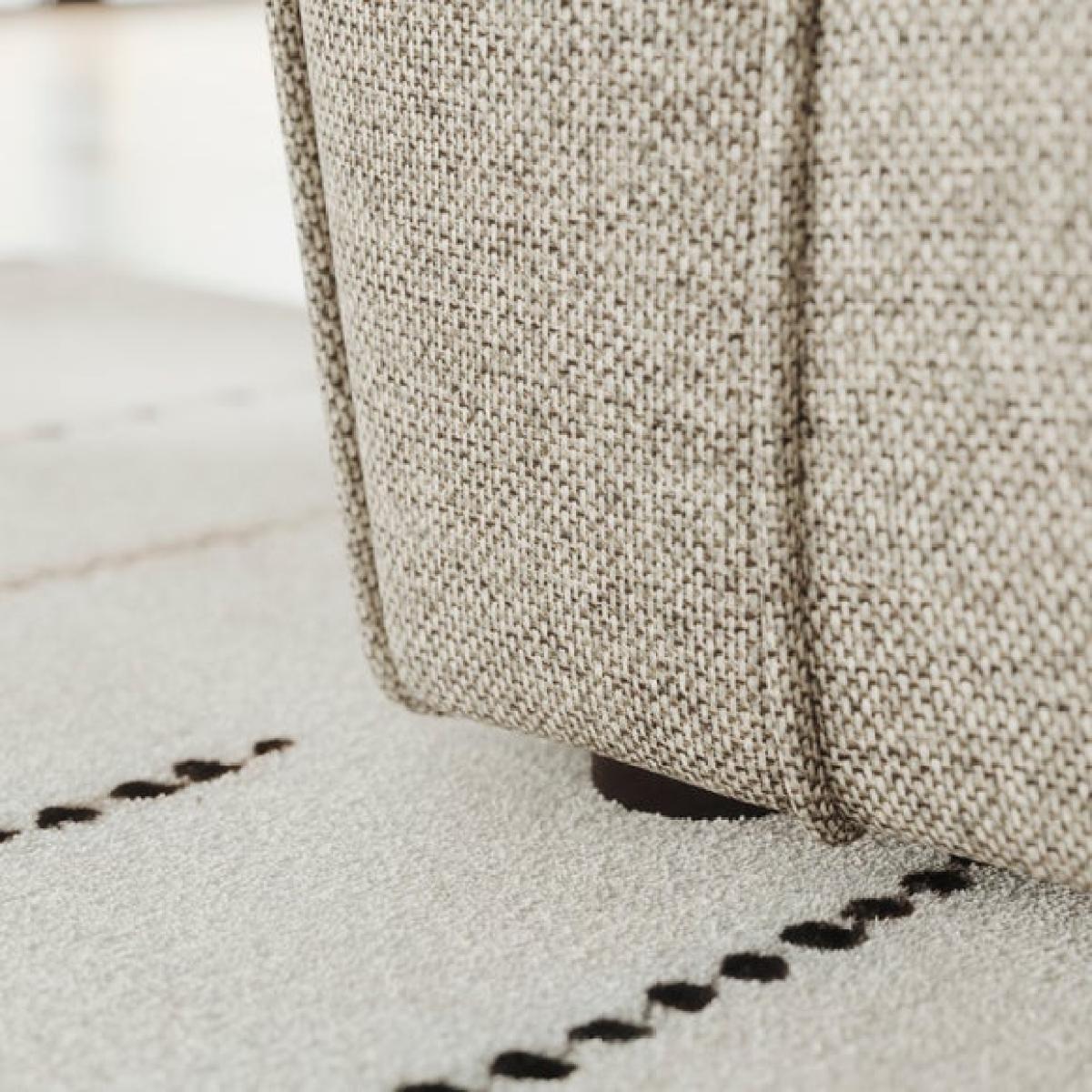 Blake Basket Weave Texture Corner Chaise Sofa – image 4