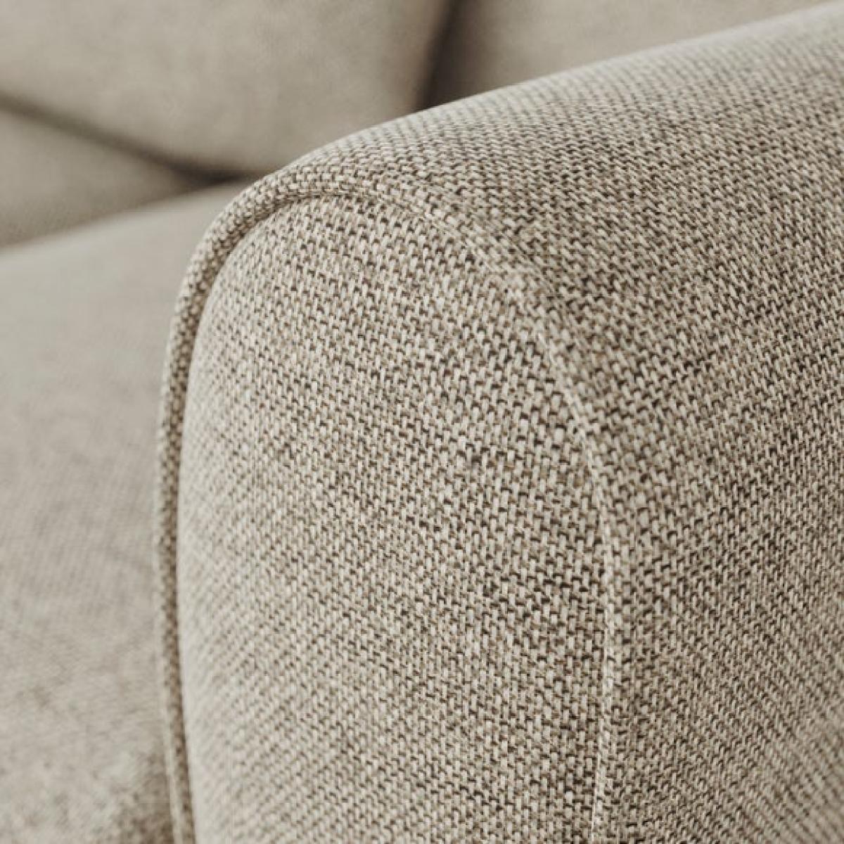 Blake Basket Weave Texture Corner Chaise Sofa – image 5