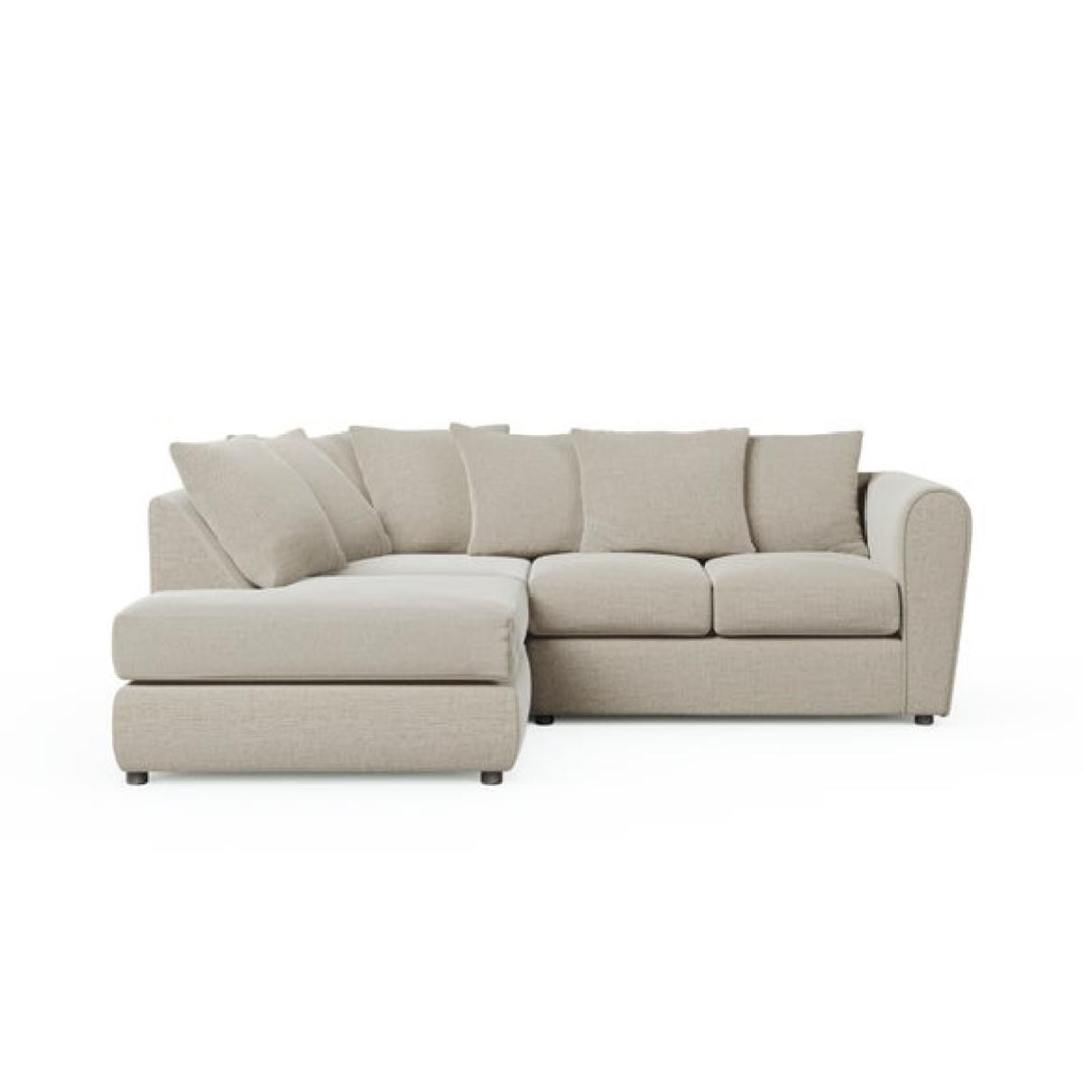 Blake Basket Weave Texture Corner Chaise Sofa – image 7