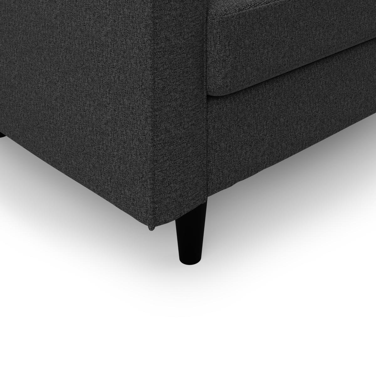 Zoe Luna Right Hand Corner Chaise Luna Charcoal – image 6