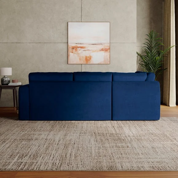 Abel Matte Velvet Corner Sofa – image 2