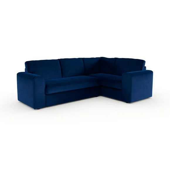 Abel Matte Velvet Corner Sofa – image 8