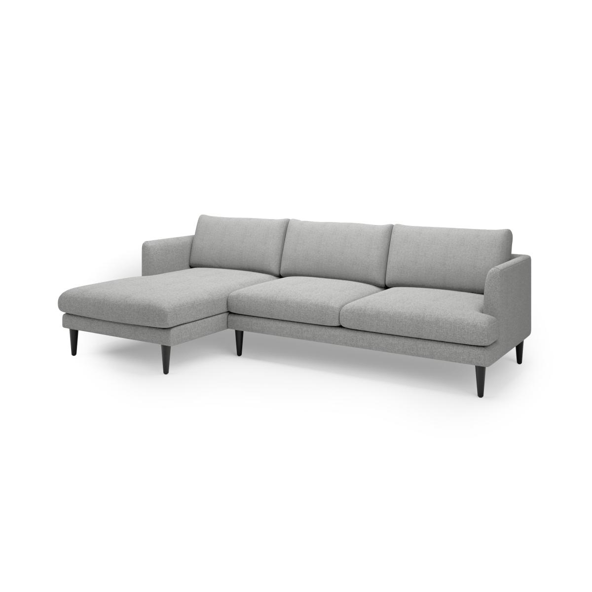 Reuben Brushed Marl Left Hand Corner Sofa Grey – image 3
