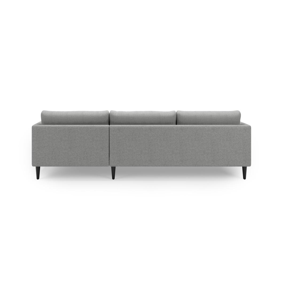 Reuben Brushed Marl Left Hand Corner Sofa Grey – image 5