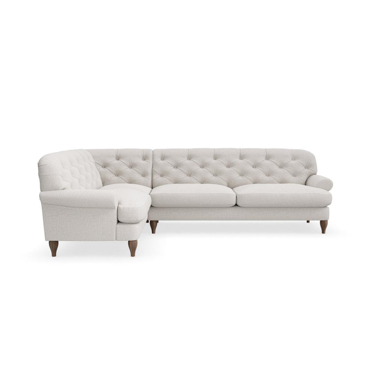 Canterbury Textured Weave Left Hand Corner Sofa Textured Weave Sandstone – image 3