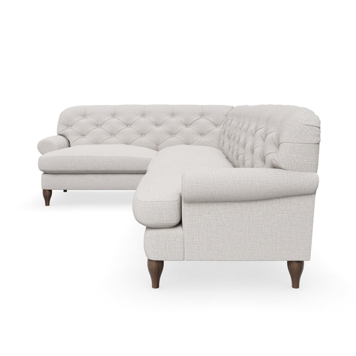 Canterbury Textured Weave Left Hand Corner Sofa Textured Weave Sandstone – image 5