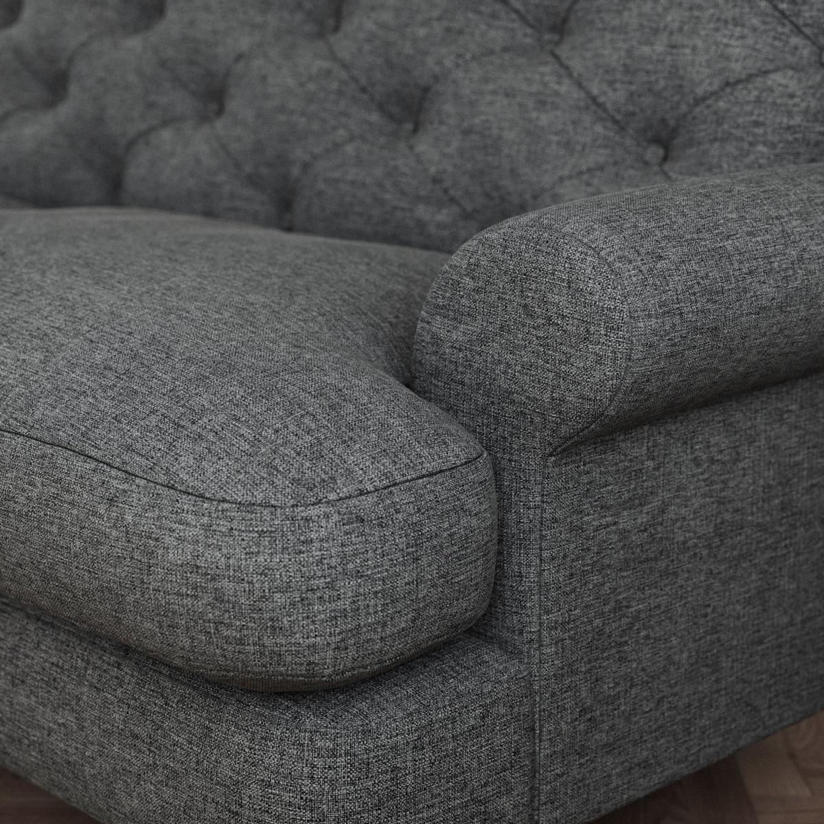 Canterbury Corner Sofa Tonal Weave Charcoal – image 6