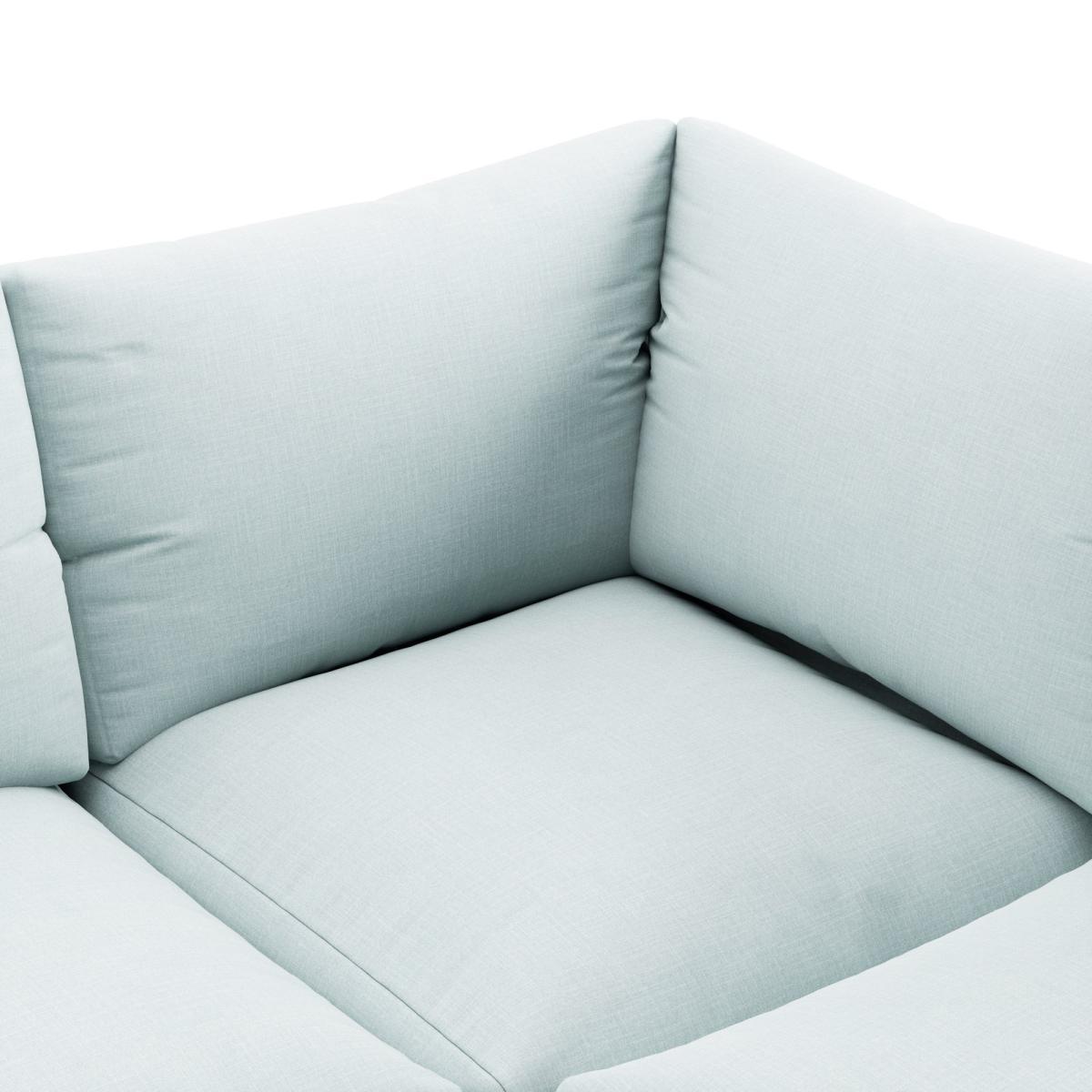 Blakeney Slub Cotton Blend Corner Sofa Slub Cotton Light Mineral – image 6