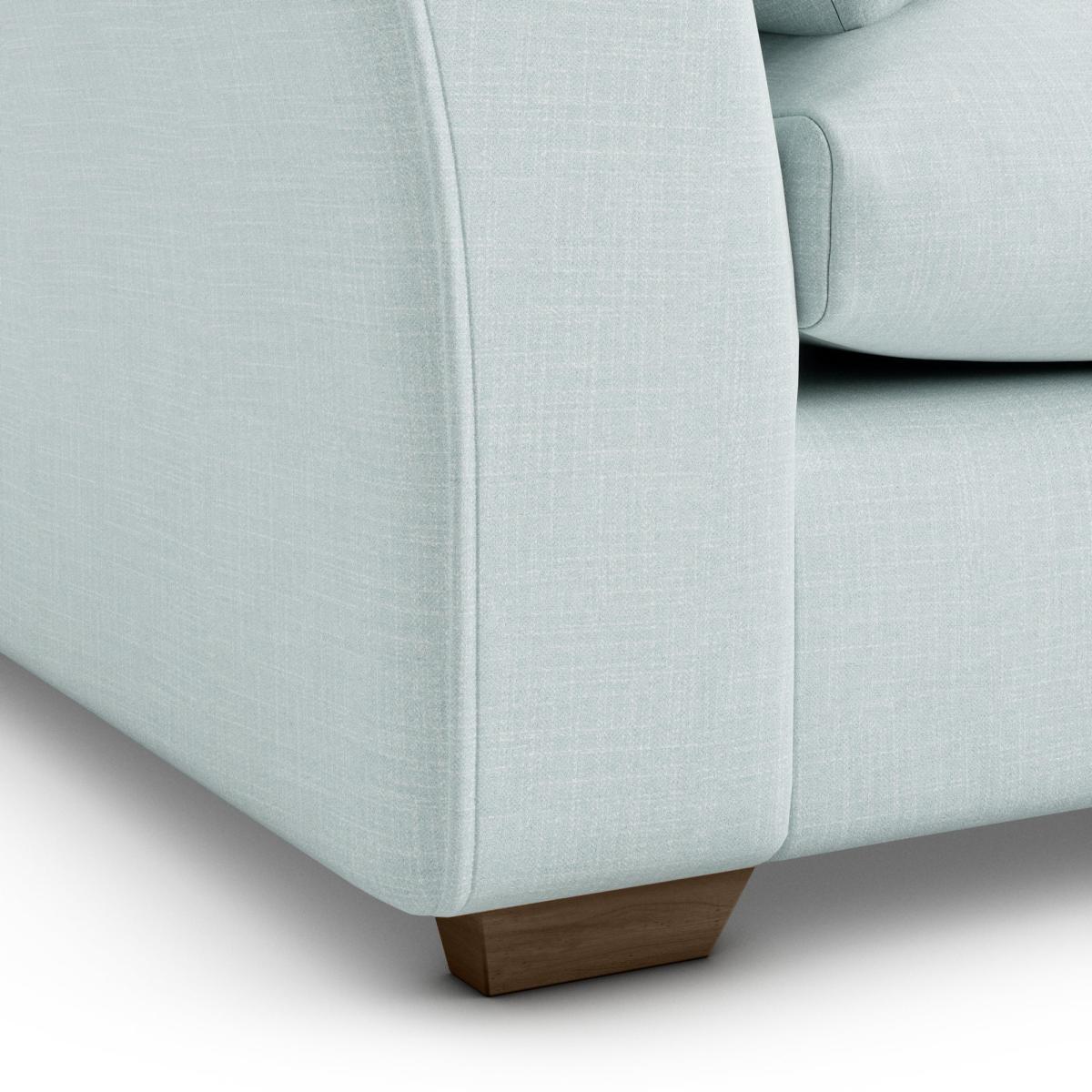 Blakeney Slub Cotton Blend Corner Sofa Slub Cotton Light Mineral – image 7