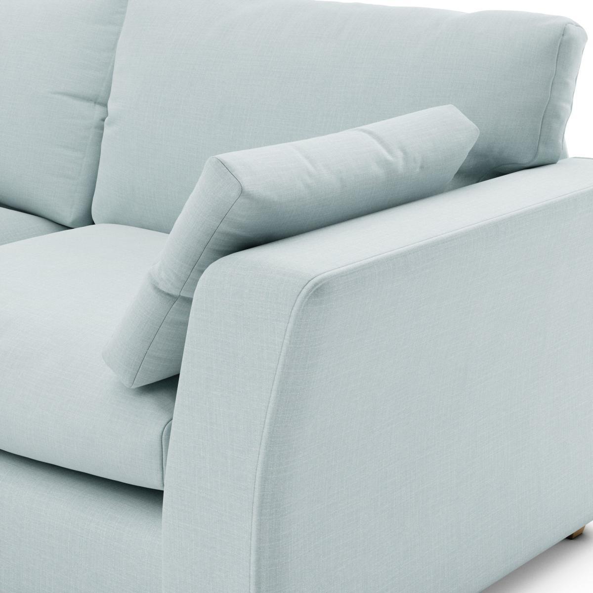 Blakeney Slub Cotton Blend Corner Sofa Slub Cotton Light Mineral – image 8