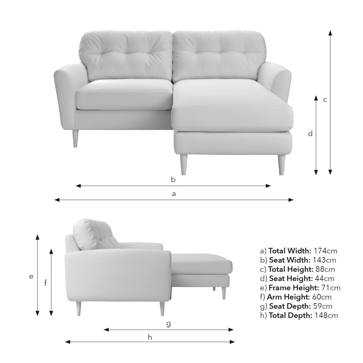 Sven Opulent Velvet Reversible Corner Chaise Sofa Dark Olive – image 8