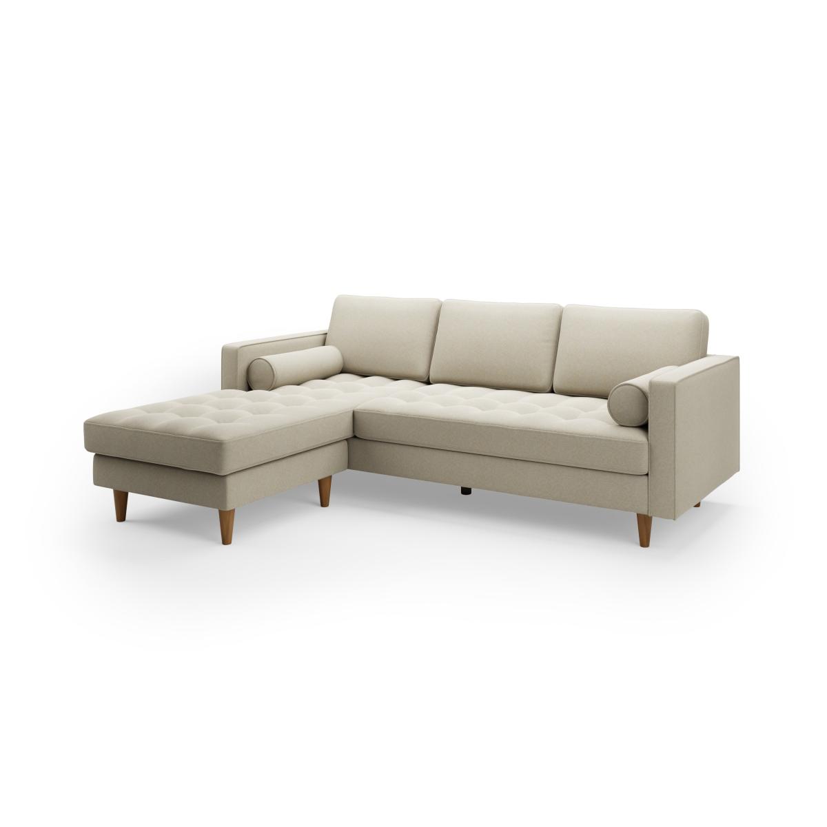 Zoe Luna Fabric Corner Chaise Luna Natural – image 2