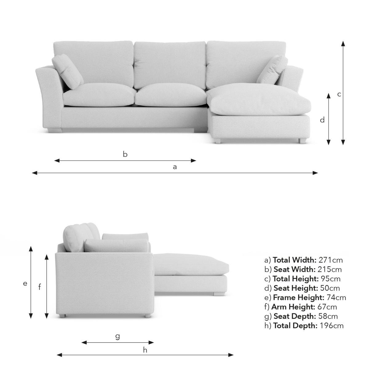 Blakeney Cosy Marl Corner Chaise Sofa Cosy Marl Olive – image 10