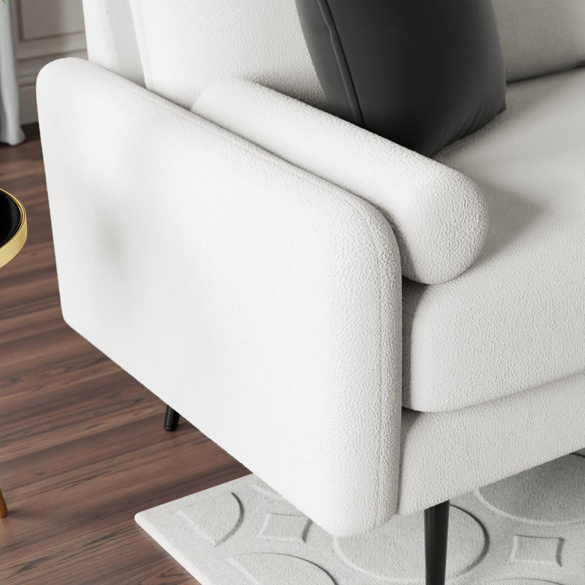Cassie Corner Chaise Ivory – image 4