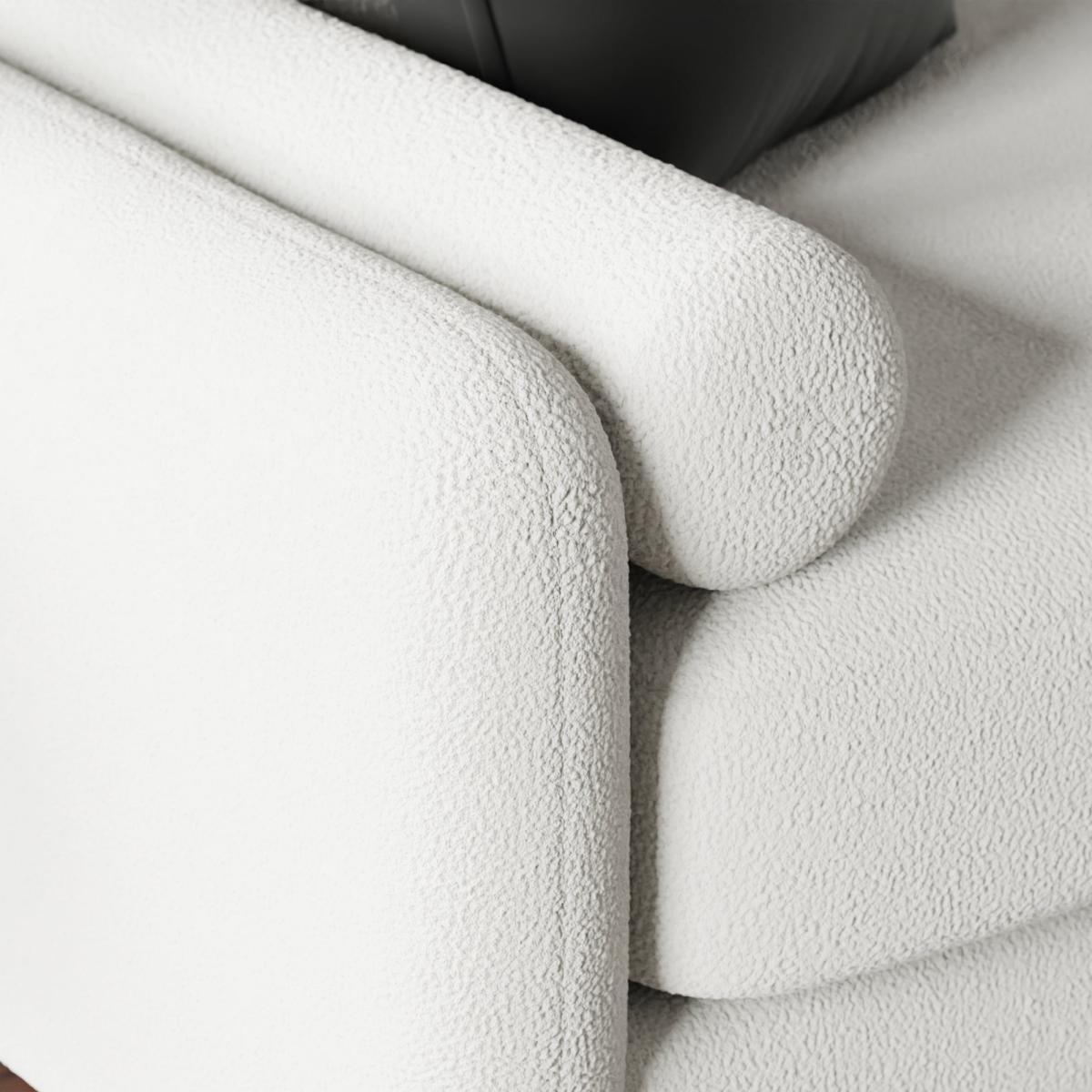Cassie Corner Chaise Ivory – image 5