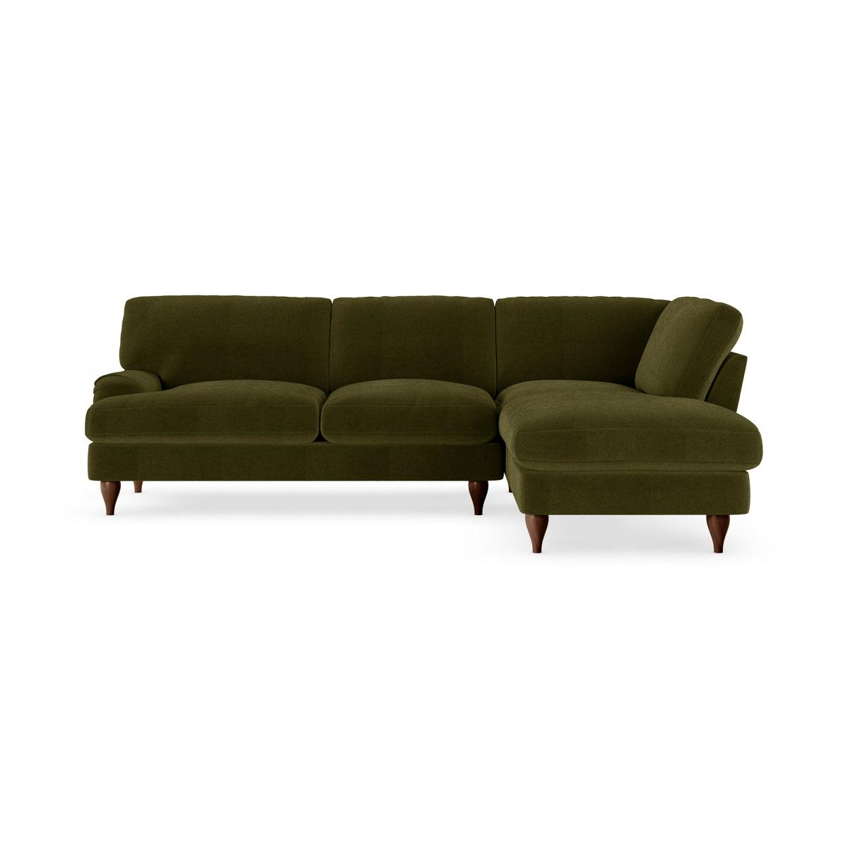 Darwin Corner Chaise Sofa Luxury Velvet Olive – image 7