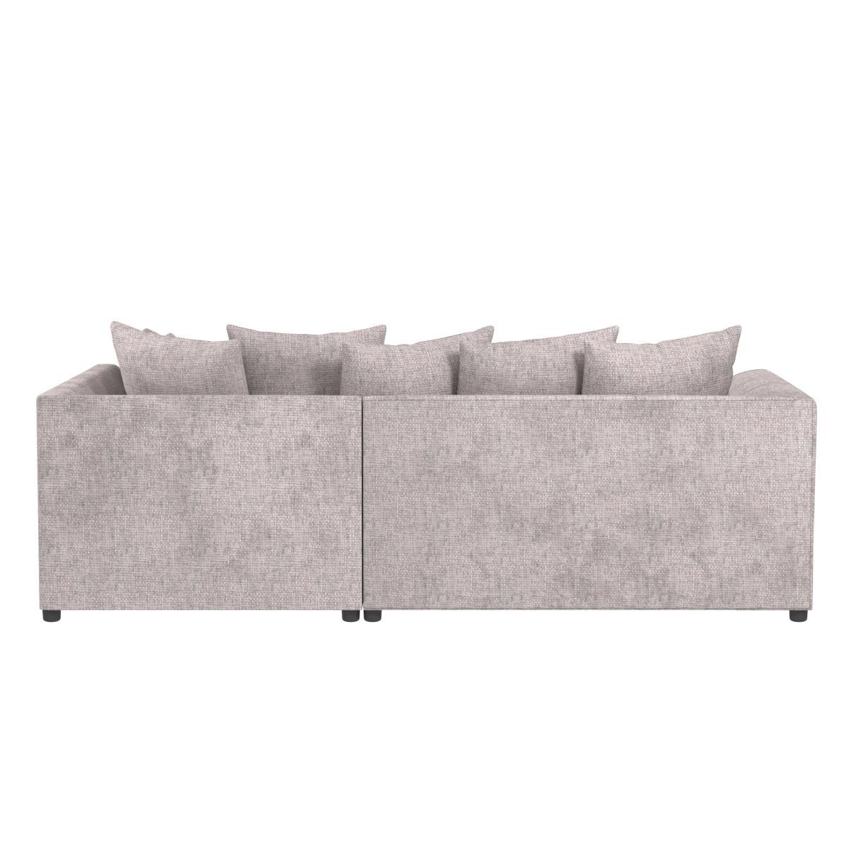 Blake Chenille Large Corner Sofa Silver – image 4