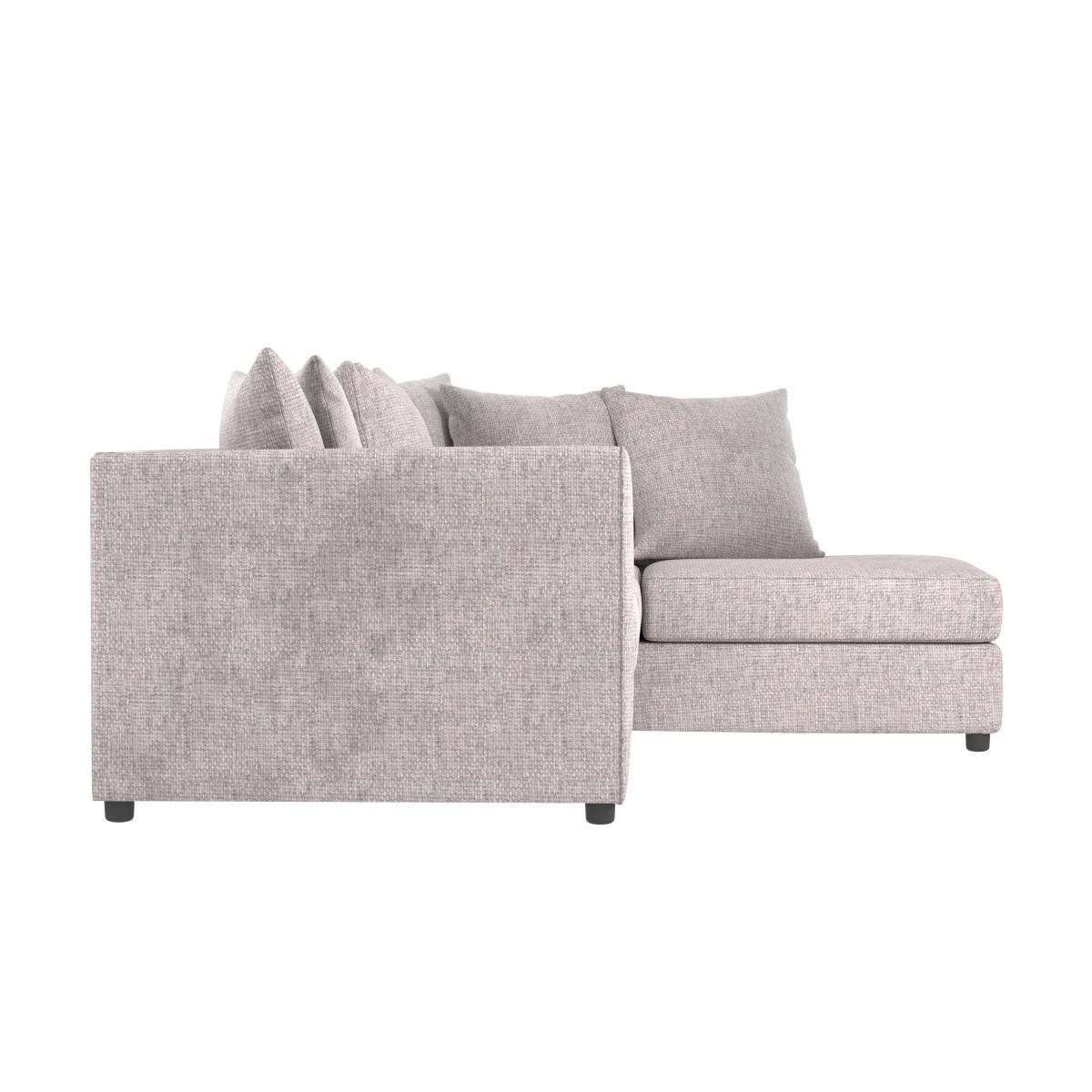 Blake Chenille Large Corner Sofa Silver – image 5