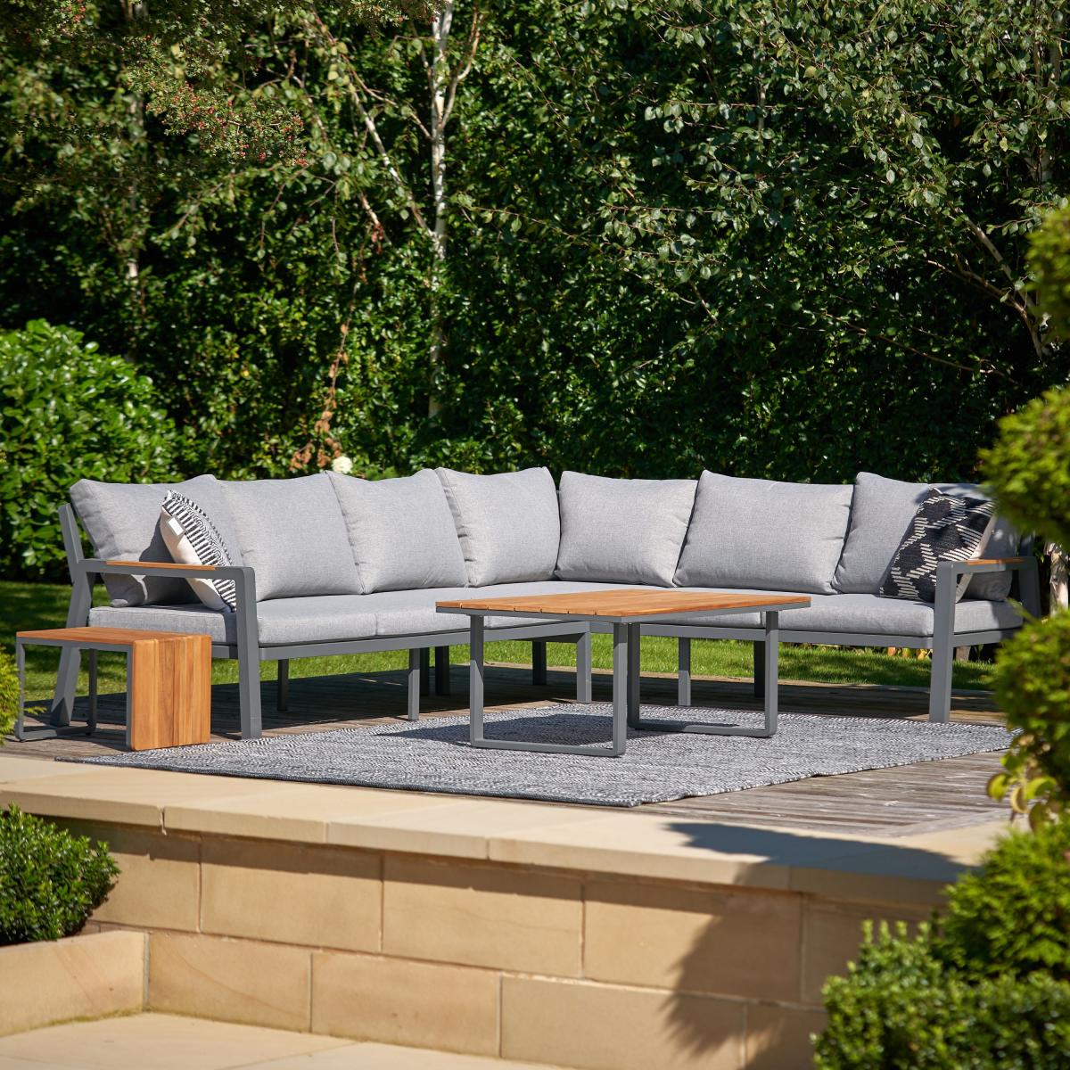 Stockholm Corner Set Grey – image 1