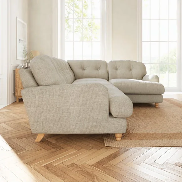 Martha Basket Weave Full Corner Sofa – image 3
