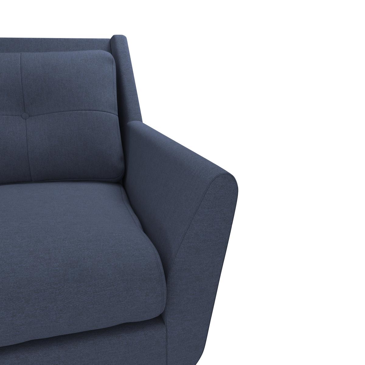 Halston Fabric Corner Sofa Blue – image 3