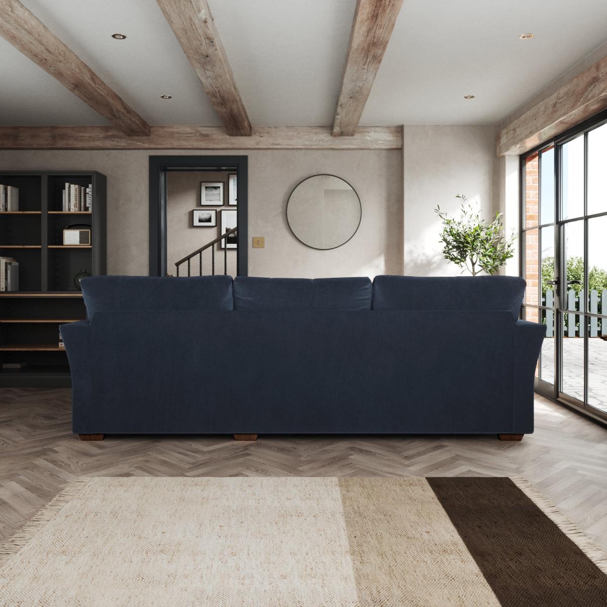 Blakeney Corner Chaise Cosy Velvet Navy – image 3