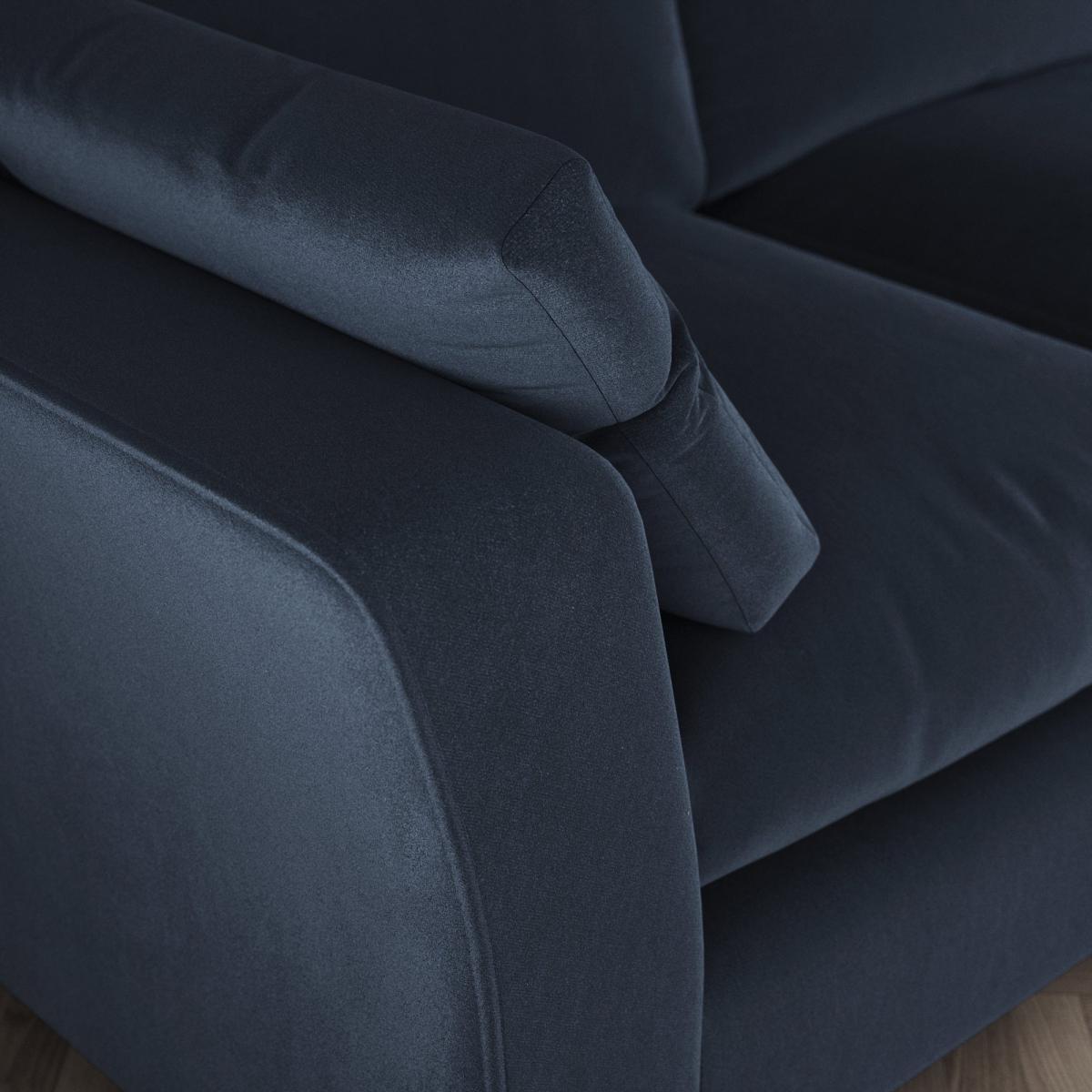 Blakeney Corner Chaise Cosy Velvet Navy – image 5