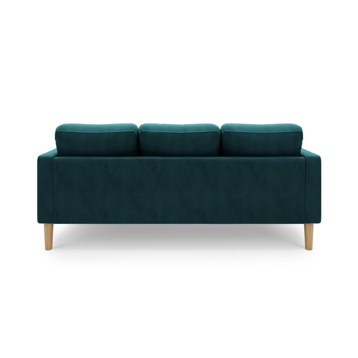 Jacob Velvet Small Corner Chaise Sofa Green – image 7