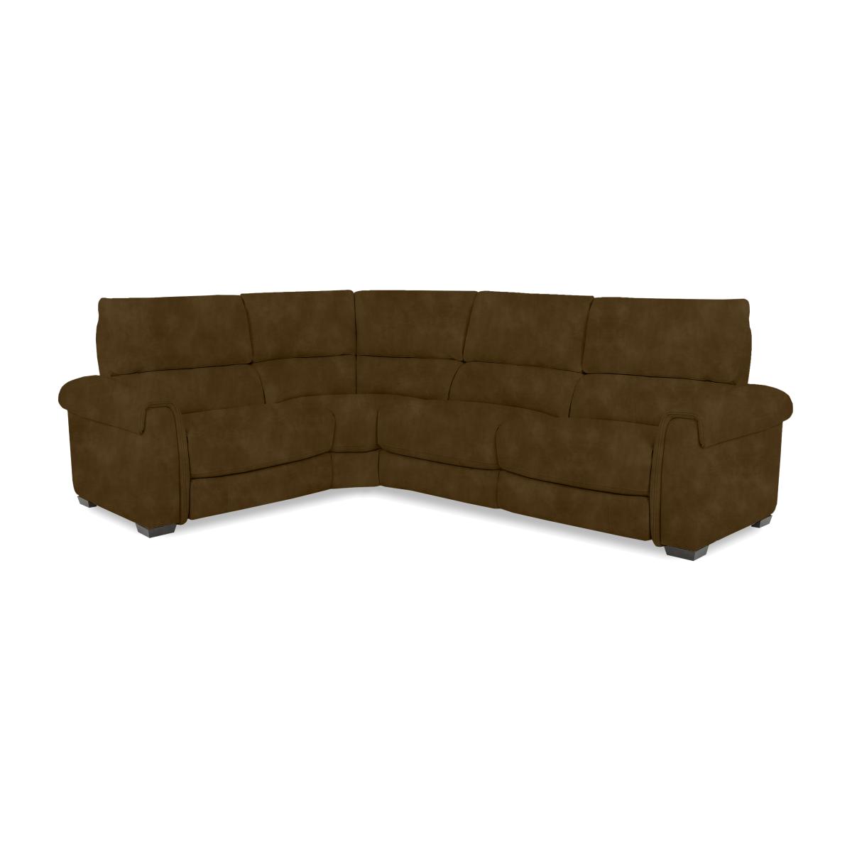Nixon Fabric Left Hand Facing Corner Power Recliner Sofa - Ginger Snap – image 1