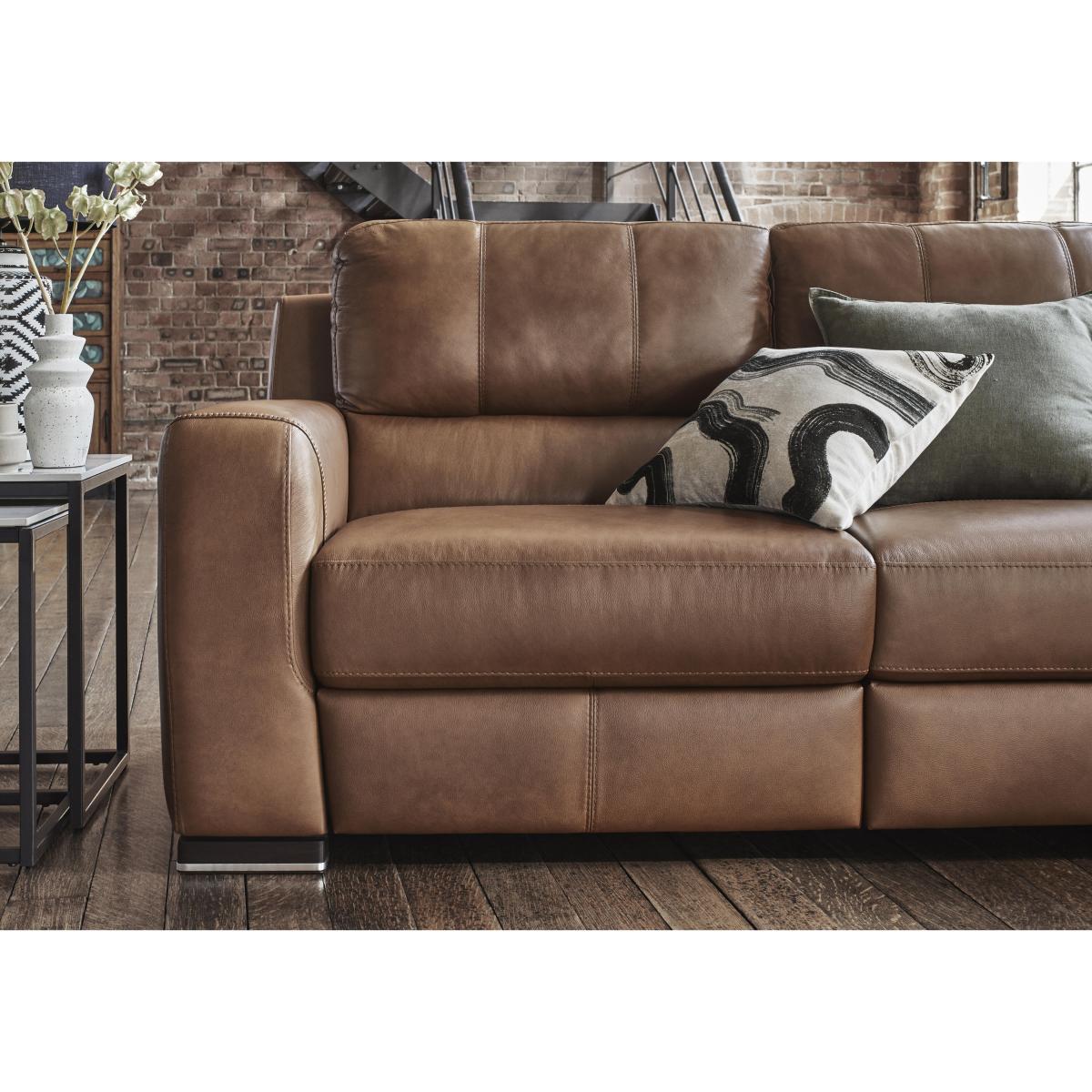 Viali Leather Large Corner Power Recliner Sofa – image 4