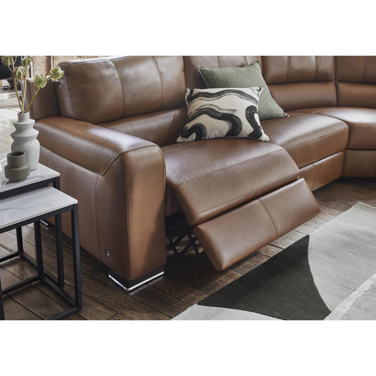 Viali Leather Large Corner Power Recliner Sofa – image 5