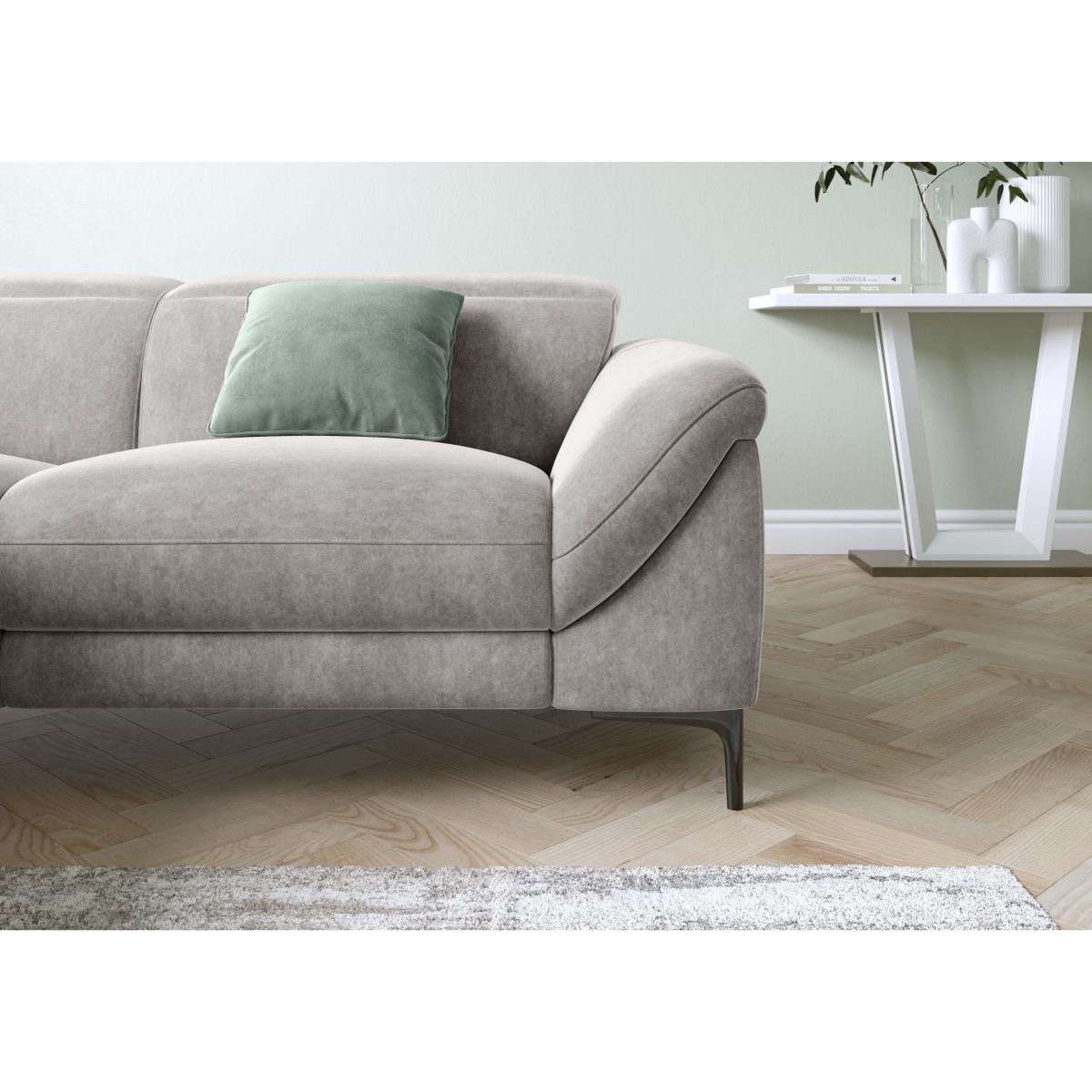 Galaxy Fabric Power Recliner Corner Sofa with Power Headrests - Blue- World of Leather – image 5