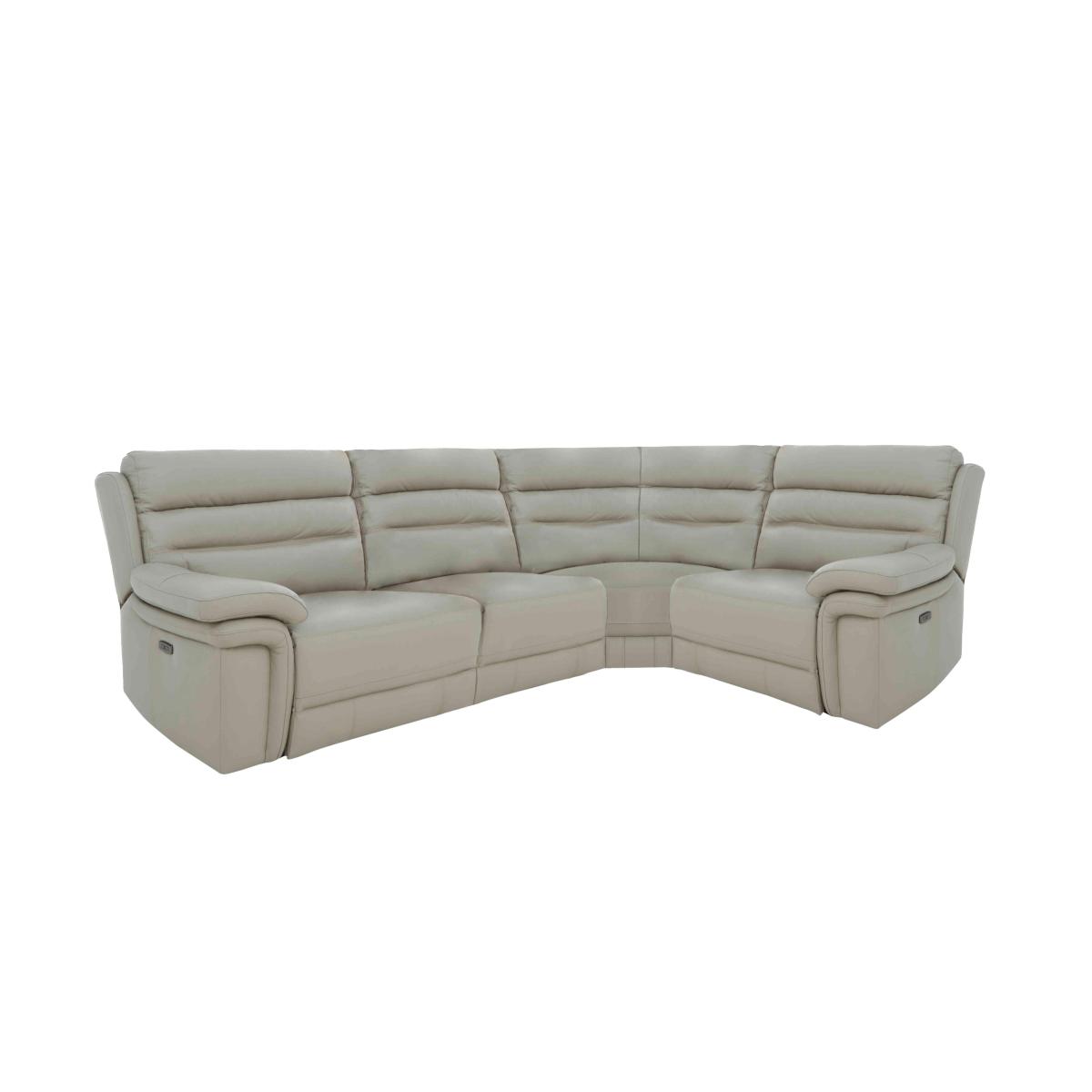Berlin Small Reversible Leather Corner Sofa - Brown – image 2