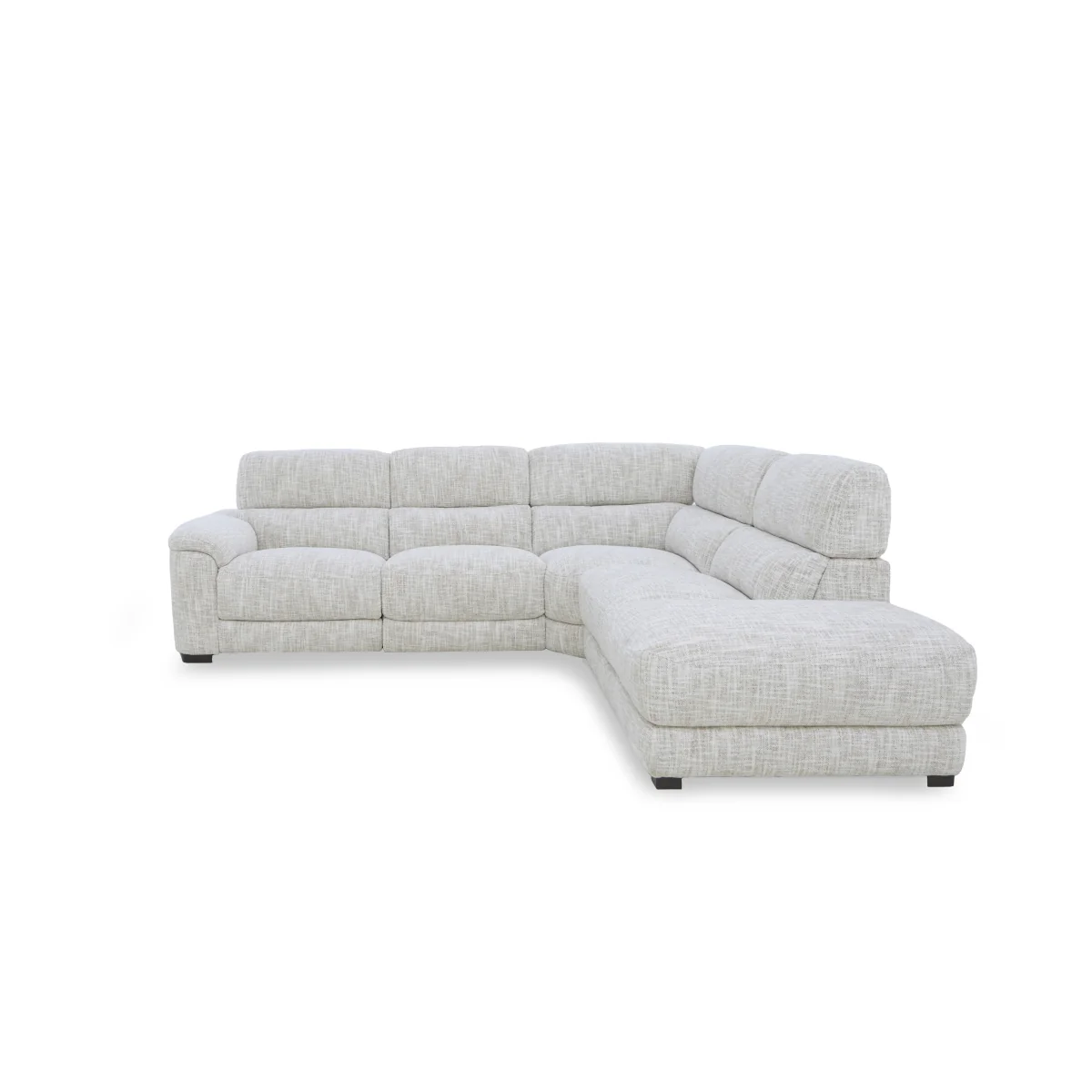 Nova Fabric Power Recliner Right Hand Facing Chaise End Sofa with Power Headrests - R04 Beige - Sofas and Armchairs - In Time for Christmas – image 8