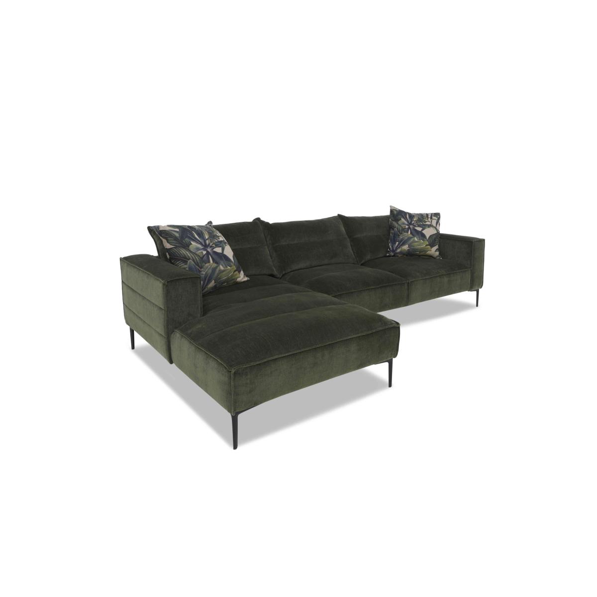 Alexander and James - Boutique Jade Fabric Right Hand Facing Chaise End Sofa - Berlin Fern – image 8