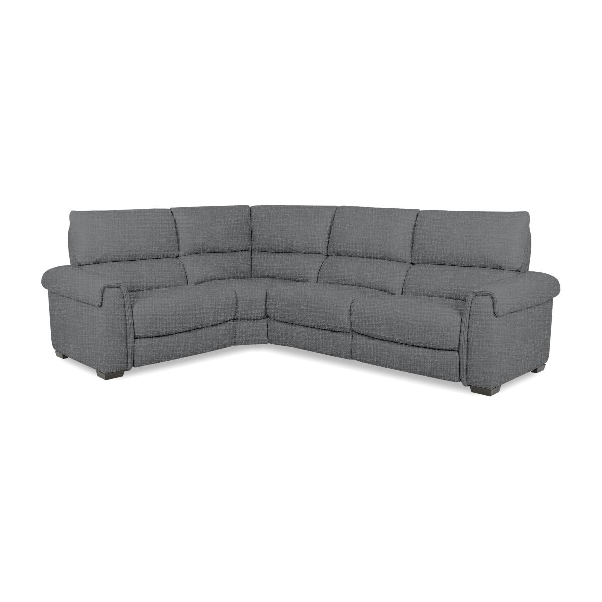 Nixon Fabric Left Hand Facing Corner Power Recliner Sofa - Ash – image 1