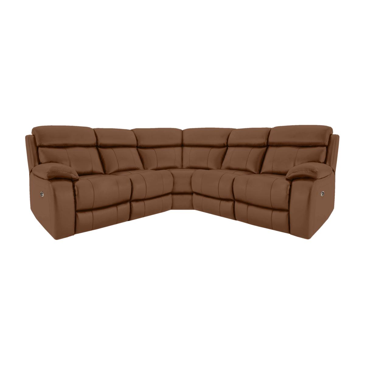 Moreno SK Leather Corner Sofa - Caramel – image 1