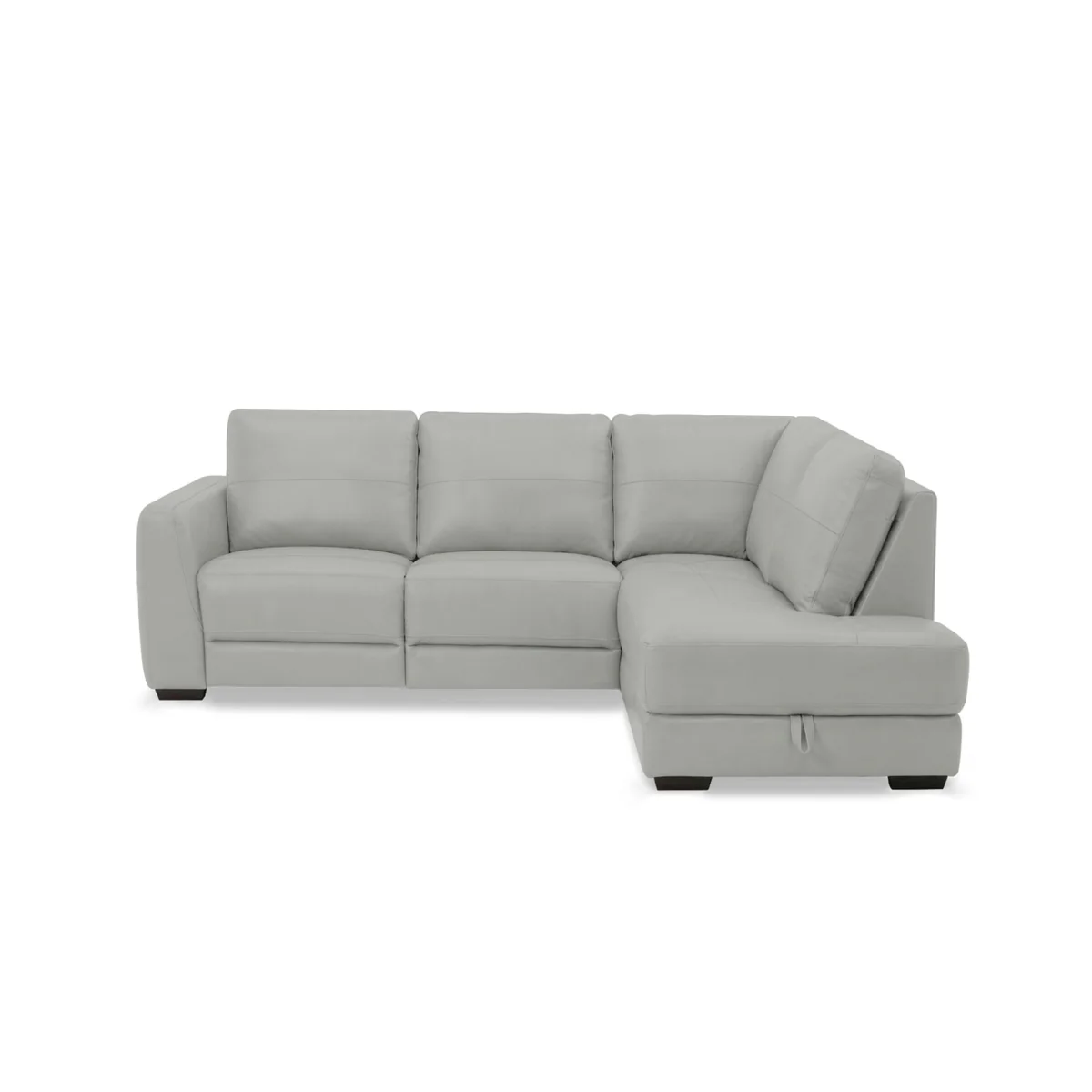 Dinky Leather Right Hand Facing Corner Sofa with Storage Chaise End - Mulberry Cat - Sofas and Armchairs - In Time for Christmas – image 8