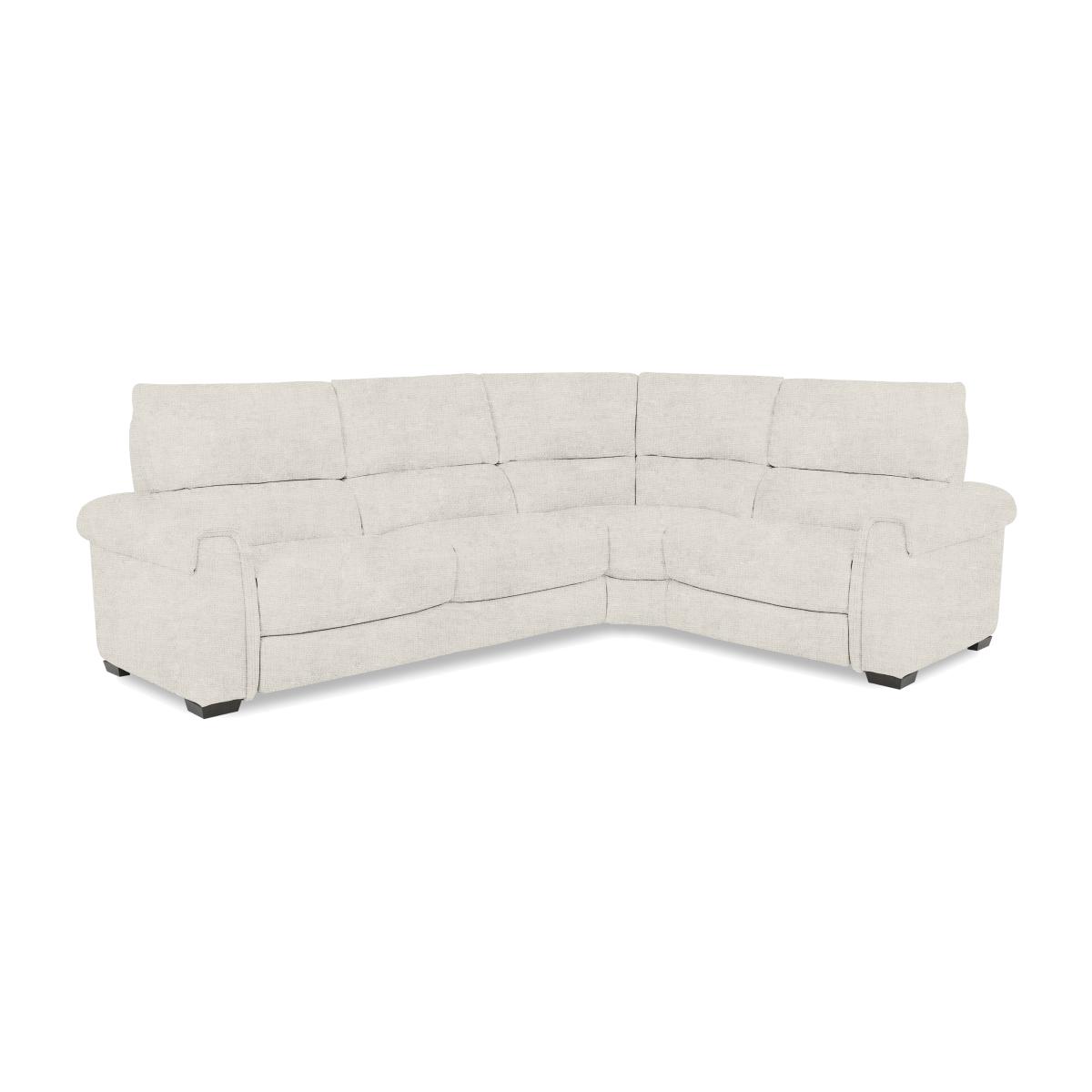 Nixon Fabric Right Hand Facing Corner Sofa - Ivory – image 1